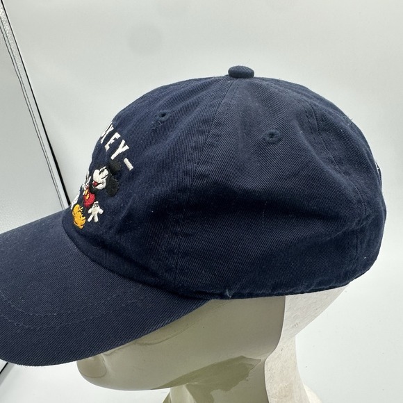 Mickey Mouse Since 1928 True Vintage Character Slideback Hat Blue One Size Youth - Picture 3 of 9